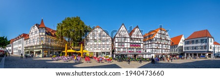 Market place in Soest, Germany 