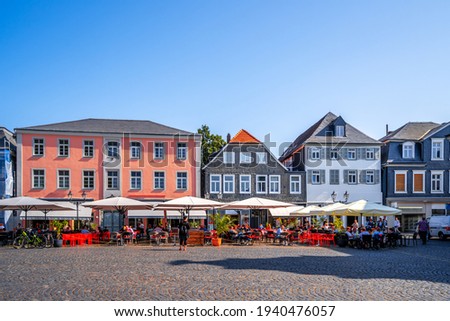 market place in Lippstadt, Germany 