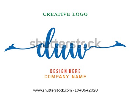 DUW lettering logo is simple, easy to understand and authoritative