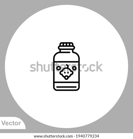 Baby powder icon sign vector,Symbol, logo illustration for web and mobile