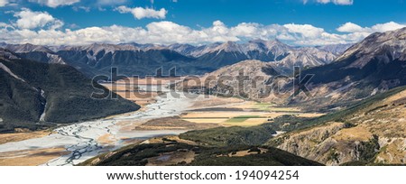 Arthur's Pass National Park Panorama