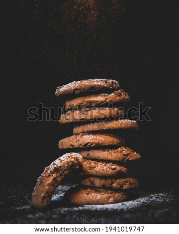 A sweet cookie stack that can be used in all kinds of commercial-related ads, videos, banners, logos, or just a beautiful picture on your kitchen wall. 