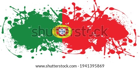 Flag of Portugal Vector - Editable Flags and Maps