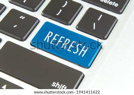 Refresh word on Computer Keyboard Keys