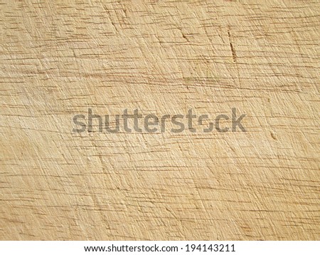 Macro photo of an old well used cutting board