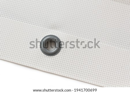 Printed mesh banner from the printing house. Royalty-Free Stock Photo #1941700699