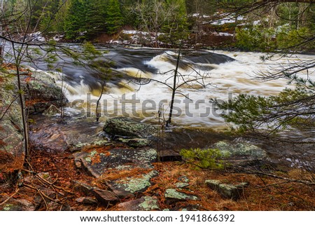 Three Brothers Waterfalls  Trail Head and Conservation Area Kinmount Ontario Canada