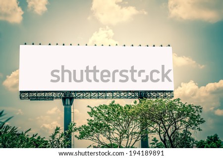 blank billboard - advertising outdoor public commercial