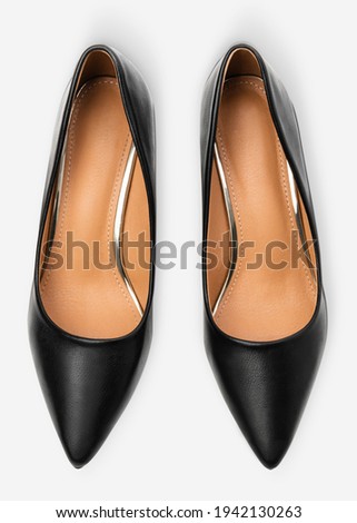 Women's black high heel shoes formal fashion