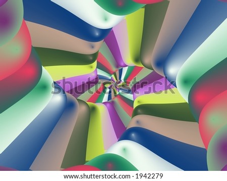 colorful swirl design fractal