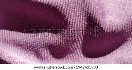 Light purple solid color synthetic fabric in the sun, in folds (animated photo, texture).