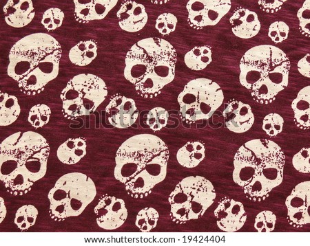 Grungy skull background. Halloween. More of this motif in my port.