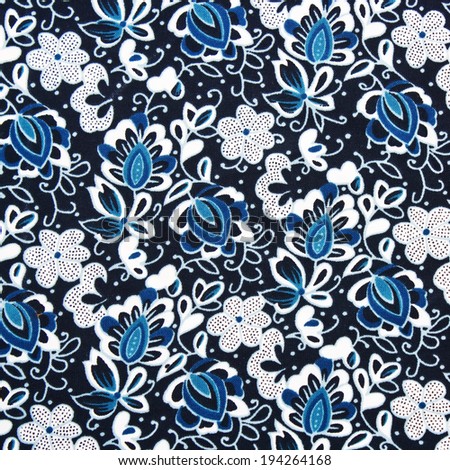 Seamless background beautiful fabric, Detail of pattern fabric of cloth.