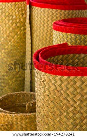 pattern of traditional thai mats