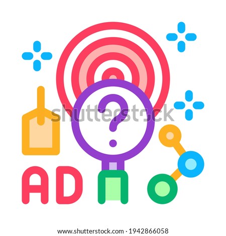 marketing researcher color icon vector. marketing researcher sign. isolated symbol illustration