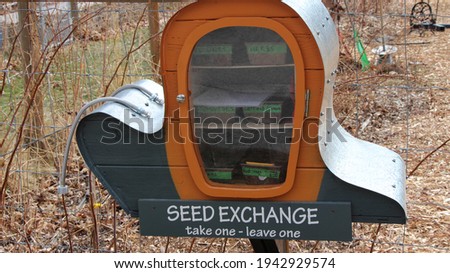 Seed Exchange Metal Garden Box