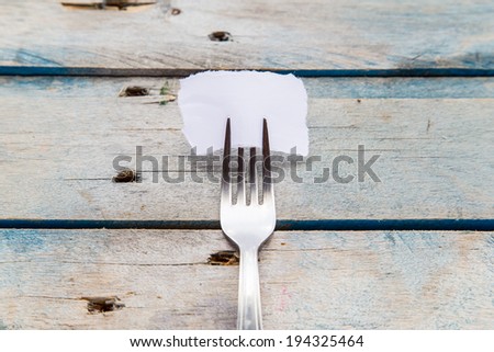 with note fork