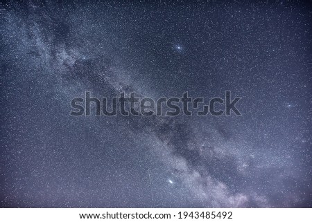 Night sky with Milky Way.