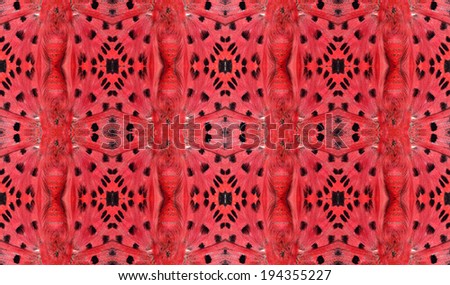 Seamless pattern made from butterfly wing background 