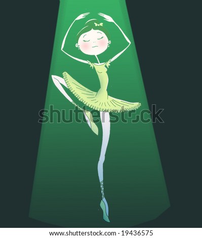 green ballerina