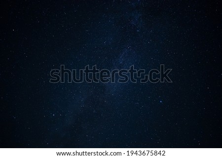 The night sky is covered with stars. Beautiful fantastic space background. You can see our galaxy the Milky Way.