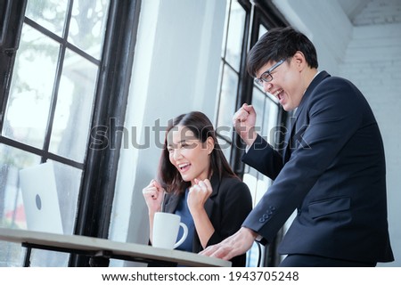 Both businessmen were overjoyed, leaving their laptops showing off their profitability goals.
