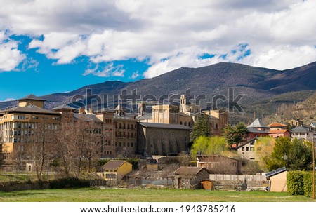 different views of La seu d'Urgell Royalty-Free Stock Photo #1943785216