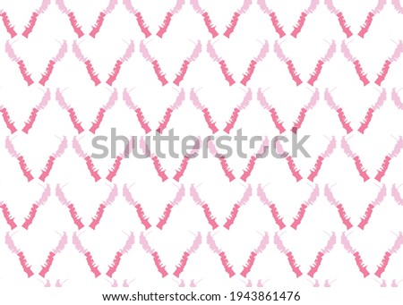 Vector texture background, seamless pattern. Hand drawn, pink and white colors.