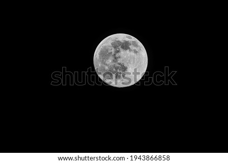 This is a full moon picture taken in Korea.