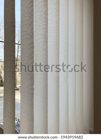 Window light textile Roller Background