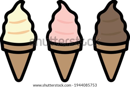 Clip art of ice cream