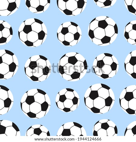 Football seamless pattern design background 