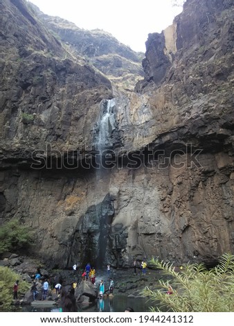 nature beauty and waterfall  in marleshwar