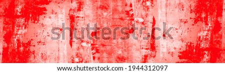 Abstract colorful red painted scratched aquarelle watercolor brushes paper texture background banner panorama pattern template	
