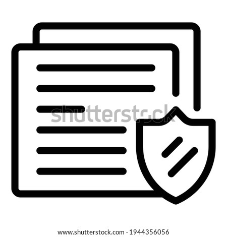 Health insurance icon. Outline health insurance vector icon for web design isolated on white background