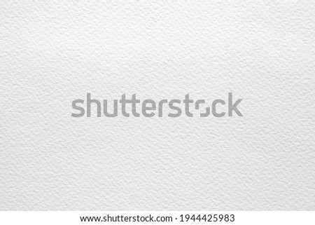 White paper texture with a rough surface of paper fibers used for coloring water In art and design or use it as a background