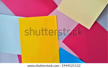 Interesting background made of colored paper,spring paper background,space for text paper cut style,minimal fashion spring amazing concept,creative coloful copyspace.