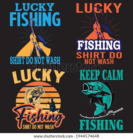 Fishing T-shirt Design Bundle, This Bundle is For Fishing Lovers