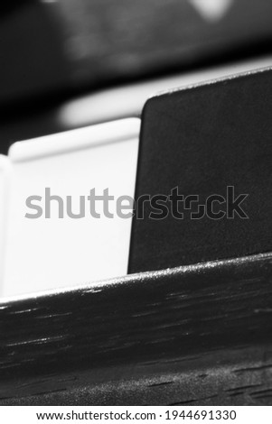 Black and white Piano macro
