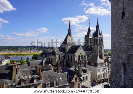 A view of the city of Blois, in France