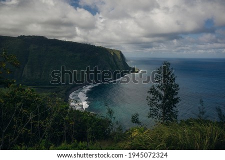 Waipio Valley view in Big island, Hawaii