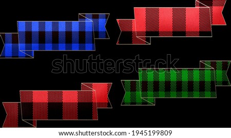 Ribbon tags have in different color like that red, green blue and black. The background have also black so nice and beautiful. The have should be so clear and amazing.
