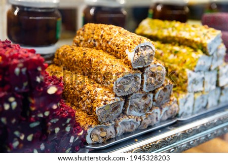 Famous Oriental confectionary sweet is called Turkish Delight.