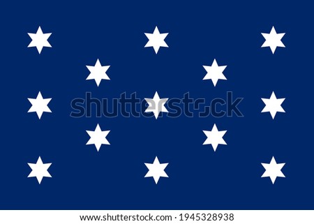 Washington's
Commander in Chief Flag, 1775, USA