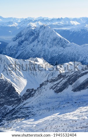 Landscape of Snow in the Alps