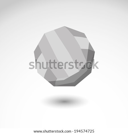 Volleyball flat vector illustration isolated background