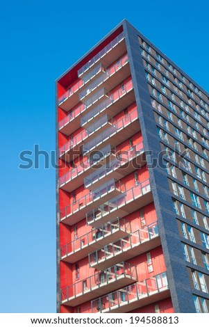 student apartment building in utrecht, netherlands