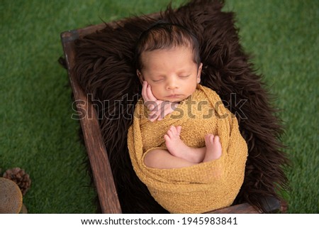 New born baby boy Photoshoot Sleeping