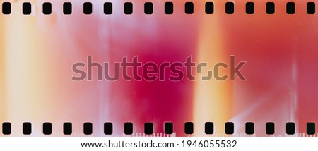 real film strip texture with burn light leaks, abstract background