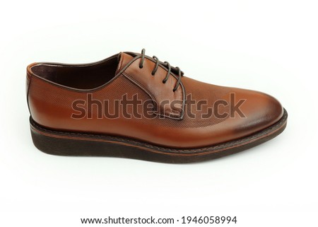 Elegant  handmade leather brown shoes